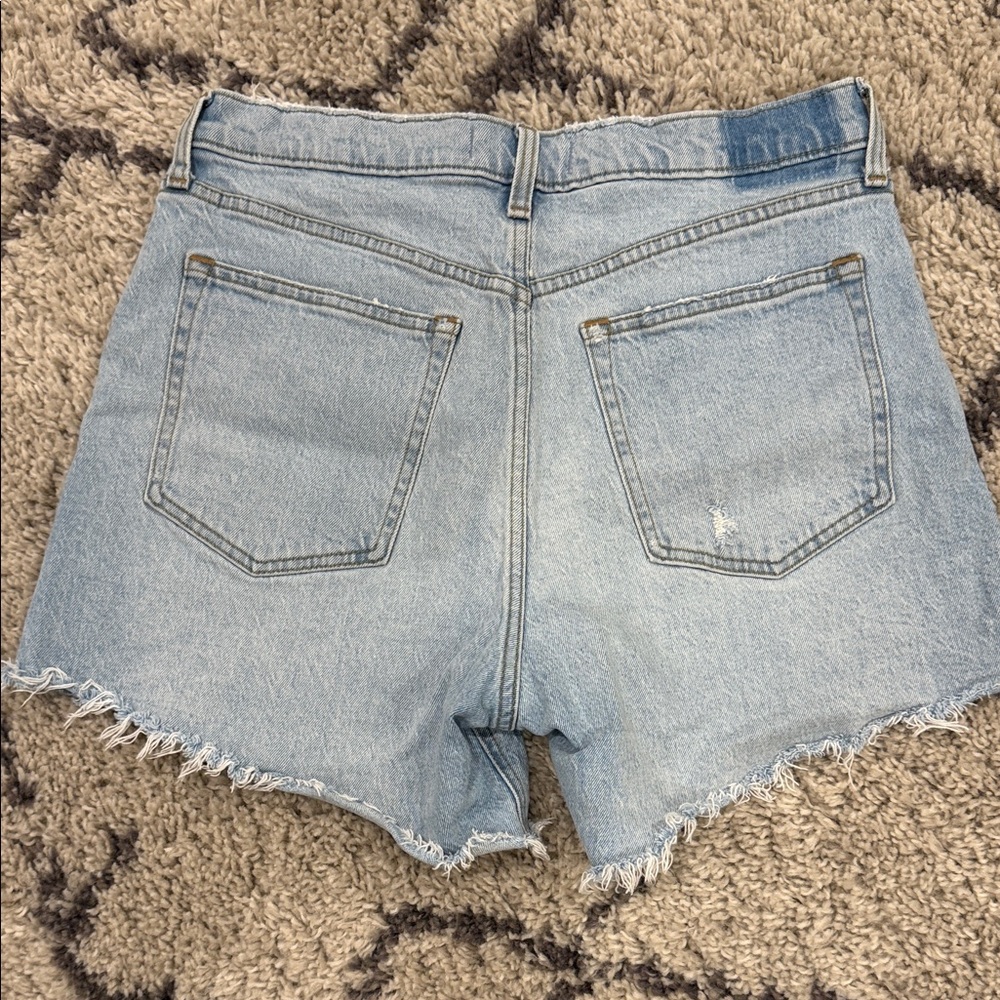 Abercrombie & Fitch Light Blue Jean Shorts - Picture 3 of 3